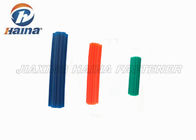 Pomarańczowy / niebieski / biały 5 / 16x1 &quot;Betonowe plastikowe kołki rozporowe z nylonu Śruba kotwiąca