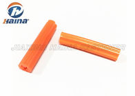 Pomarańczowy / niebieski / biały 5 / 16x1 &quot;Betonowe plastikowe kołki rozporowe z nylonu Śruba kotwiąca